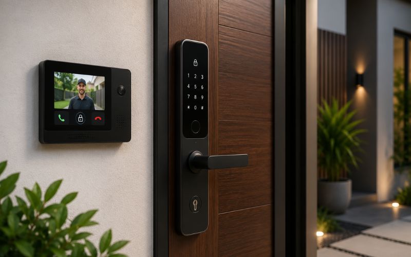Smart access digital locks and intercoms