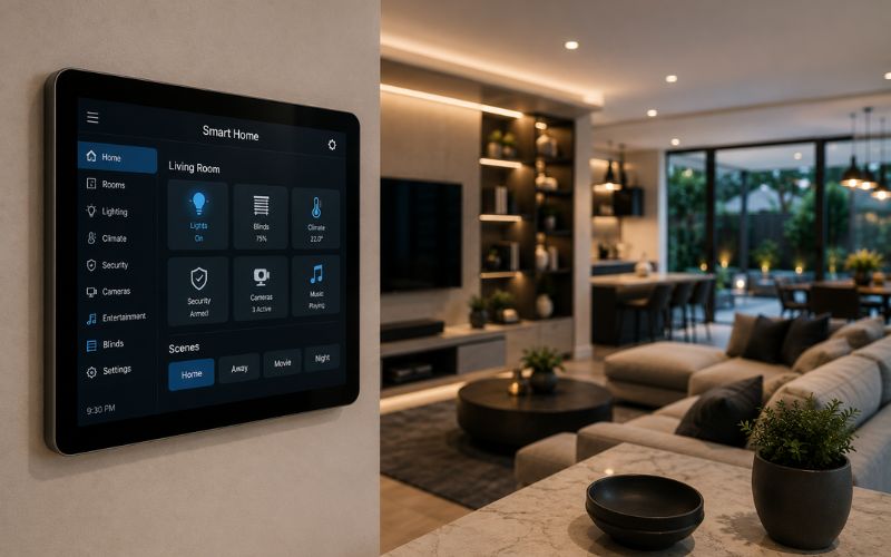 Whole home automation control system
