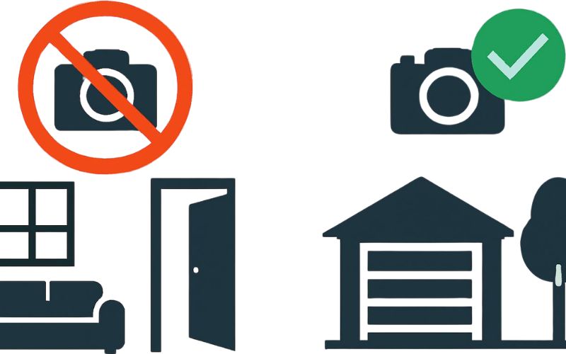 Indoor vs outdoor camera permission